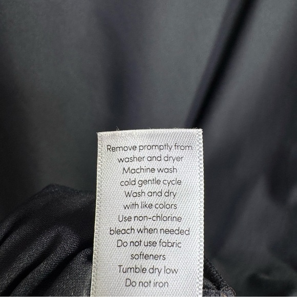 Athleta Sunlover Hilo UPH Asymmetrical Black Athletic Stretch Dress Scoop Neck - Picture 6 of 11